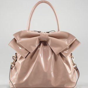 Valentino Garavani Lucca Dome Bag, Blush Tan